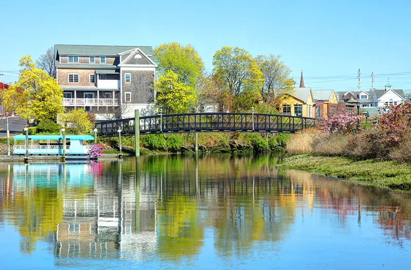 Image of the waterfront in Milford, CT